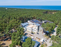 Marena Wellness & Spa Resort har en skøn placering bare ca. 300 meter fra stranden.