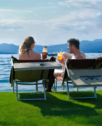 Privata Mirabello beach kan besökas (mot avgift) om ni behagar ett dopp i Gardasjön.
