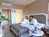 Upgrade to one of the newly renovated privilege double rooms, which all have balconies and feel luxurious