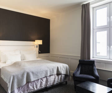 De flotte og komfortable rommene gir dere behagelige rammer under oppholdet.