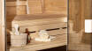 There is a small wellness area with sauna in the hotel, which you can use for a fee.