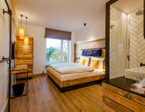The rooms are decorated in a Nordic style, providing you with maximum comfort during your stay.