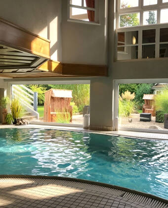 Dere har gratis tilgang til wellnessområdet med basseng, sauna, dampbad og boblebad.