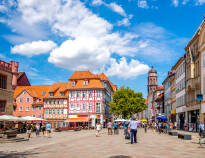 Visit the beautiful old university town of Göttingen, which is within a short drive of Uslar.