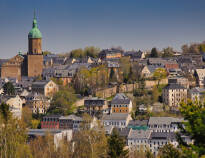 Die Innenstadt von Annaberg-Buchholz ist Teil des  UNESCO-Welterbes „Montanregion Erzgebirge“.