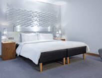 The hotel rooms at Radisson Blu Malmö are elegant and spacious with their 42 m².