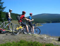 Der er rig mulighed for aktiv ferie i området, hvad enten man er til racer cykler eller mountain bikes.