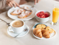 Attractive breakfast with international and local specialties.