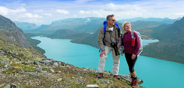 Besseggen is one of Norway's most popular hiking trails, with over 30,000 visitors each year.