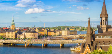 Hotellet ligger rett ut mot den vakre golfbanen ved Johannesberg Golf.