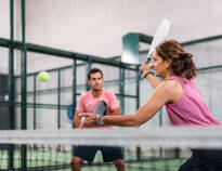 There are brand new padel tennis courts nearby where you can try your hand at the hybrid sport.