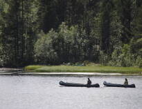 Head out on the lake with a canoe or kayak.