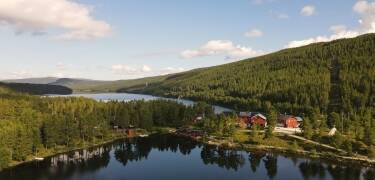 Breathe in the fresh mountain air, and enjoy the nearby lakes