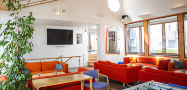 Slap af i lobbyen og udfordr vennerne i bordfodbold