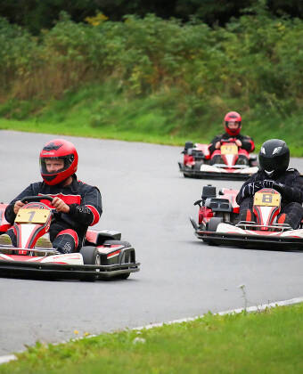 Visit the go-kart track for an adrenaline rush