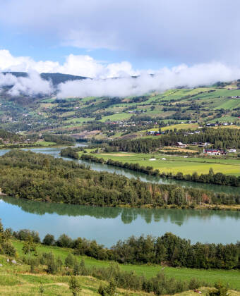 Utforska närliggande byar och landskap i Gudbrandsdalen.