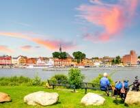 Das gemütliche Zentrum von Kappeln mit seinen vielen Geschäften ist nur einen kurzen Spaziergang entfernt.