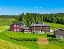 På Nordpå Fjellhotell bor ni omgivna av en fantastisk natur.