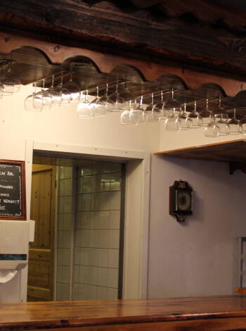 Finish off the day with a drink at the hotel's bar.