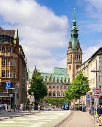 Visit the historic Hamburg Rathaus, the iconic St. Michael’s Church and cultural highlights such as the Hamburger Kunsthalle.