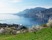 Tag en tur med svævebanen op til regionens højeste bjerg, Monte Baldo - et must under en ferie på østsiden af Gardasøen.
