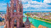 Its location directly on the border means you have the Swiss metropolis of Basel within easy driving distance.