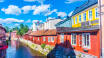 Besuchen Sie die farbenfrohe Stadt Västerås, die viel Kultur und Charme bietet.