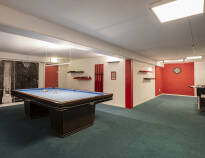At the hotel you can enjoy a game of billiards, darts, table tennis or table football.