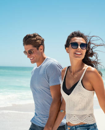 Fra hotellet har I kort afstand til stranden, og placeringen lidt udenfor byen gør området roligt og fredeligt.