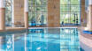 The swimming pool is 18 x 14 metres with a separate play area for children.