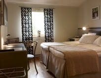 Here you are welcomed into the hotel's cozy and homely atmosphere.