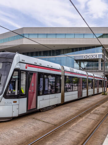 Med spårvagnen når du centrala Århus på 20 minuter.
