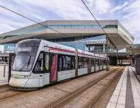 The light rail brings you to the centre of Aarhus in 20 minutes