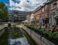 Aarhus har en smuk og indbydende bymidte med et fantastisk byliv