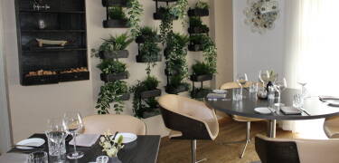 Restauranten har stort fokus på matsvinn, så menyen endrer seg fra dag til dag.