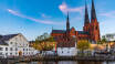 Uppsala katedral ligger innen gangavstand fra hotellet.