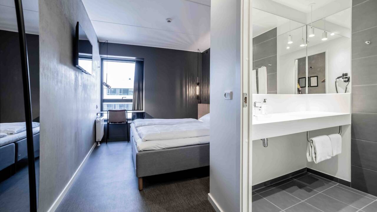 Four Points Flex by Sheraton Lyngby har et moderne og stilfuldt udtryk.