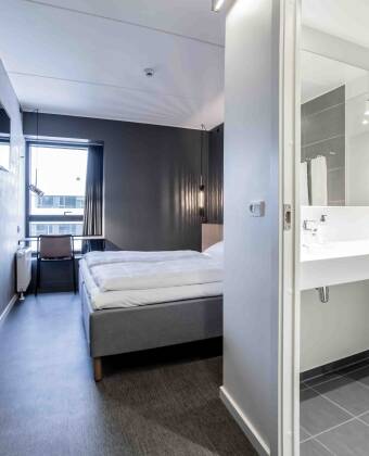 Das Four Points Flex by Sheraton Lyngby besticht durch sein modernes und stilvolles Ambiente.