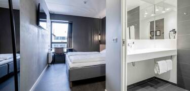 Four Points Flex by Sheraton Lyngby har et moderne og stilrent design.