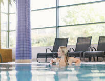 With both an indoor swimming pool and jacuzzi, there are good opportunities to relax and enjoy your holiday.