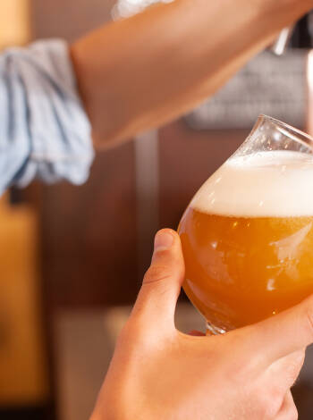 Maueler Hofbräu, das Hotelbier, wird selbst gebraut.