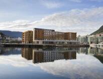 Moxy Bergen has a great location directly on the waterfront, a short distance from the centre of Bergen.