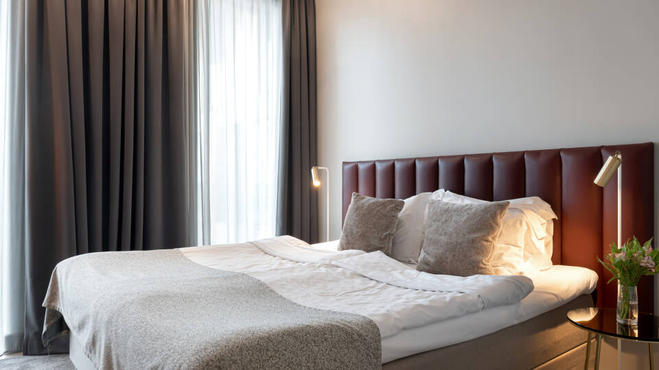 Nyd en komfortabel base og en god nats søvn på Elite Hotel Academia Uppsala.