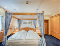 The hotel's rooms provide a stylish and comfortable setting for your stay.