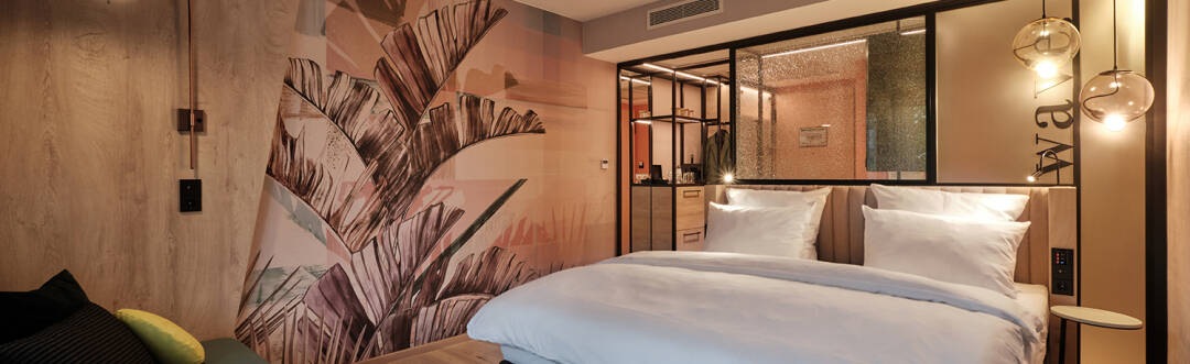 Kan du lide stil? The Flamingos Miami Beach inspirerede design bringer et strejf af cool vibes til hvert hjørne, fra værelserne til loungen.