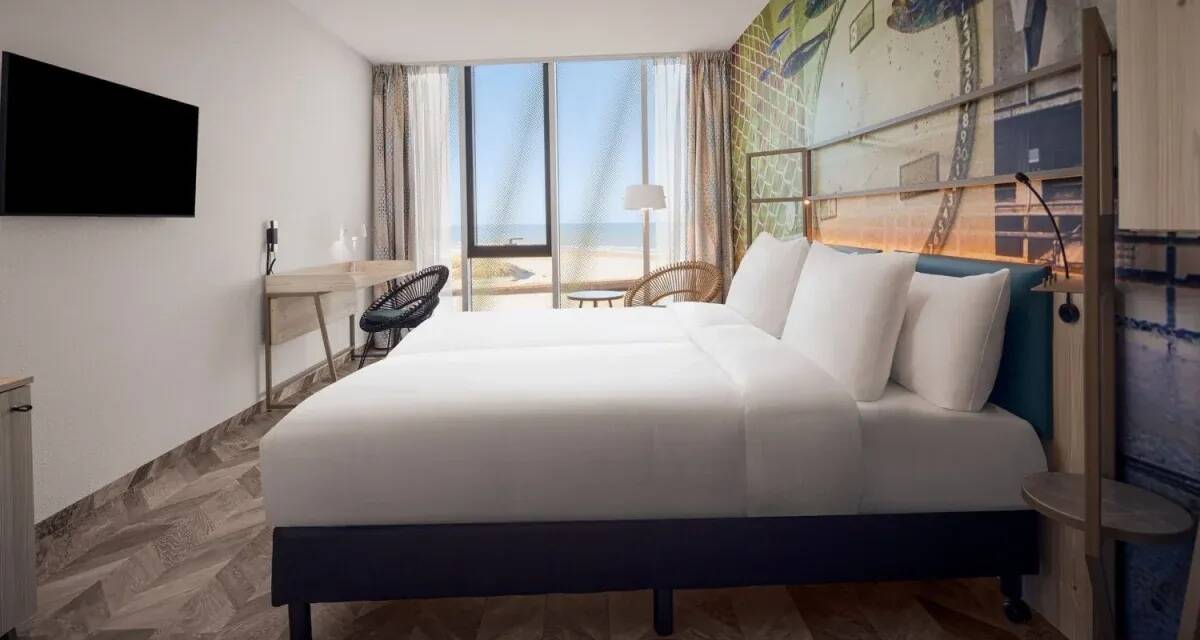 Tvåbäddsrum med havsutsikt