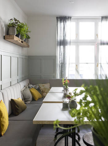 Boutiquehotellet Petuh imponerar med sin charm, elegans och tidlösa inredningsstil.