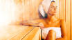 Relaxen ist in der Sauna, im Dampfbad oder der Infrarotkabine angesagt.