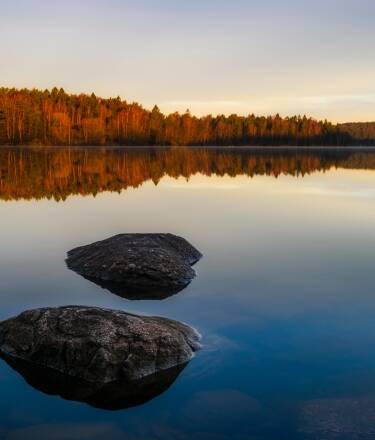 Hvis du elsker å være ute i naturen, har du mye å velge mellom. Gå tur, padle kajakk, paddleboard – eller bare nyt utsikten over innsjø og skog.
