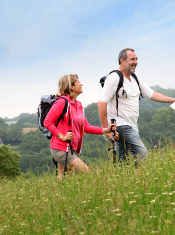Für Wanderfreunde stehen verschiedenste, bestens ausgeschilderte Wanderwege zur Verfügung.